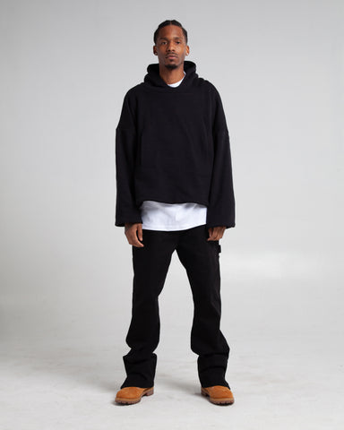 Garment Dye Poncho Hoodie