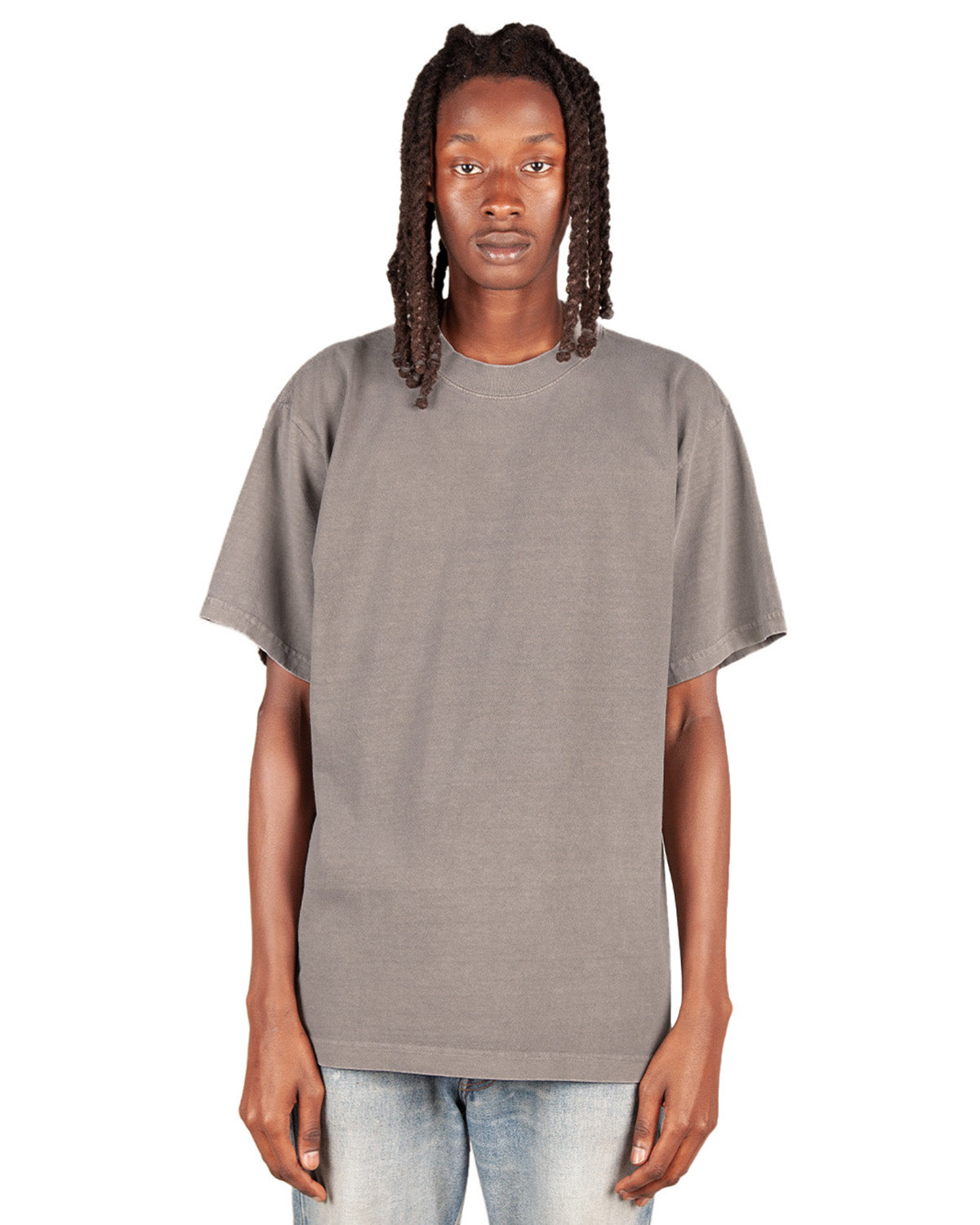 Los Angeles Apparel 1801GD Garment Dye Crew Neck T-Shirt - Mock It