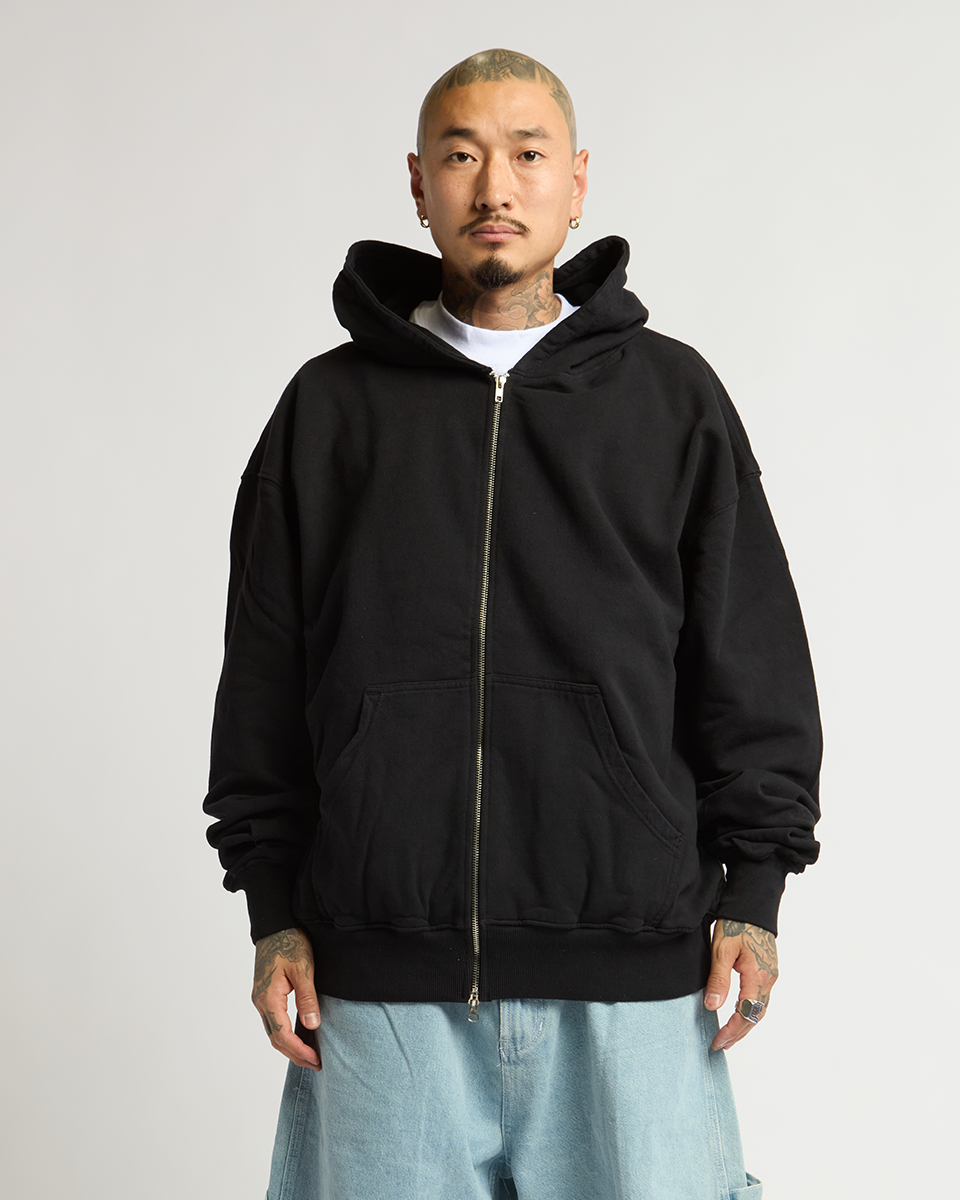 Jacket without hood and zipper online