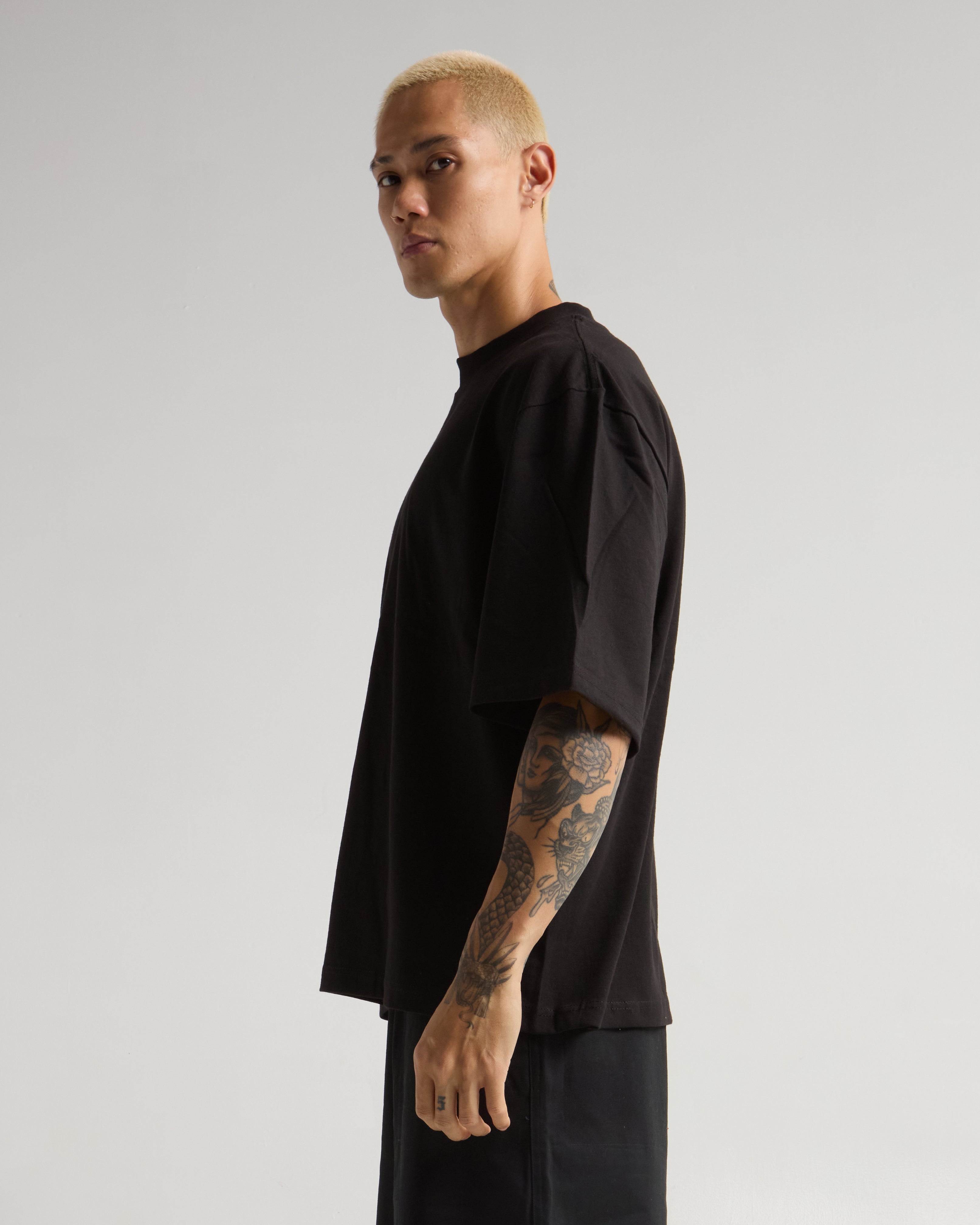 割引クーポン max_overweight_oversized_black トップス