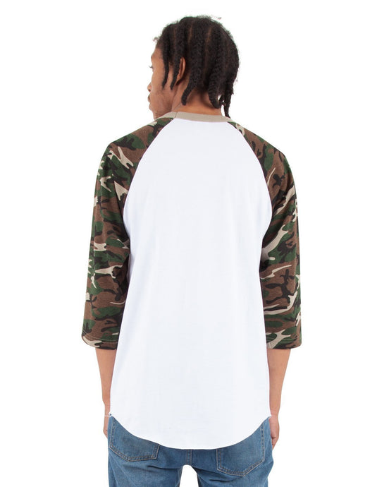 White and Camo Green