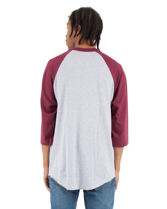 Heather Grey and Burgundy