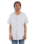 7.5 oz Baseball Jersey XL / Heather Grey