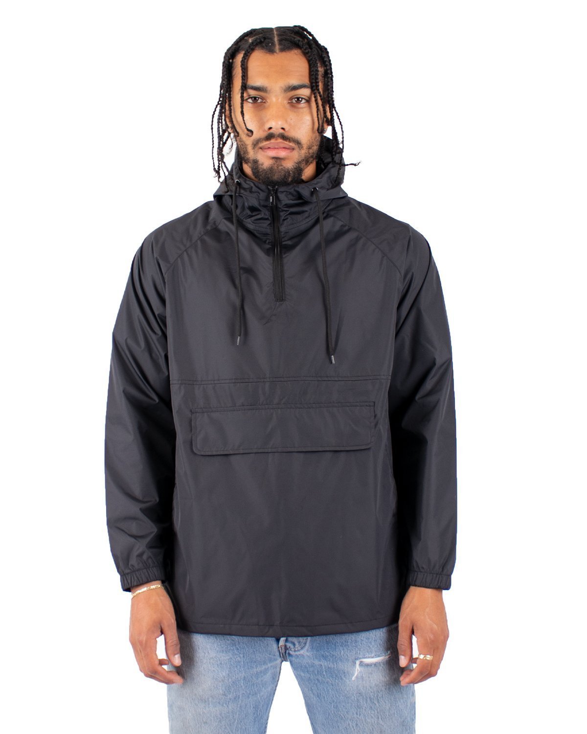 Anorak Windbreaker XL / Black