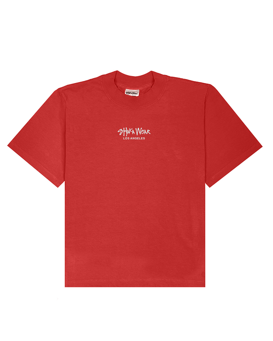 3M Reflective Logo Max Heavyweight Tee 2XL / Red