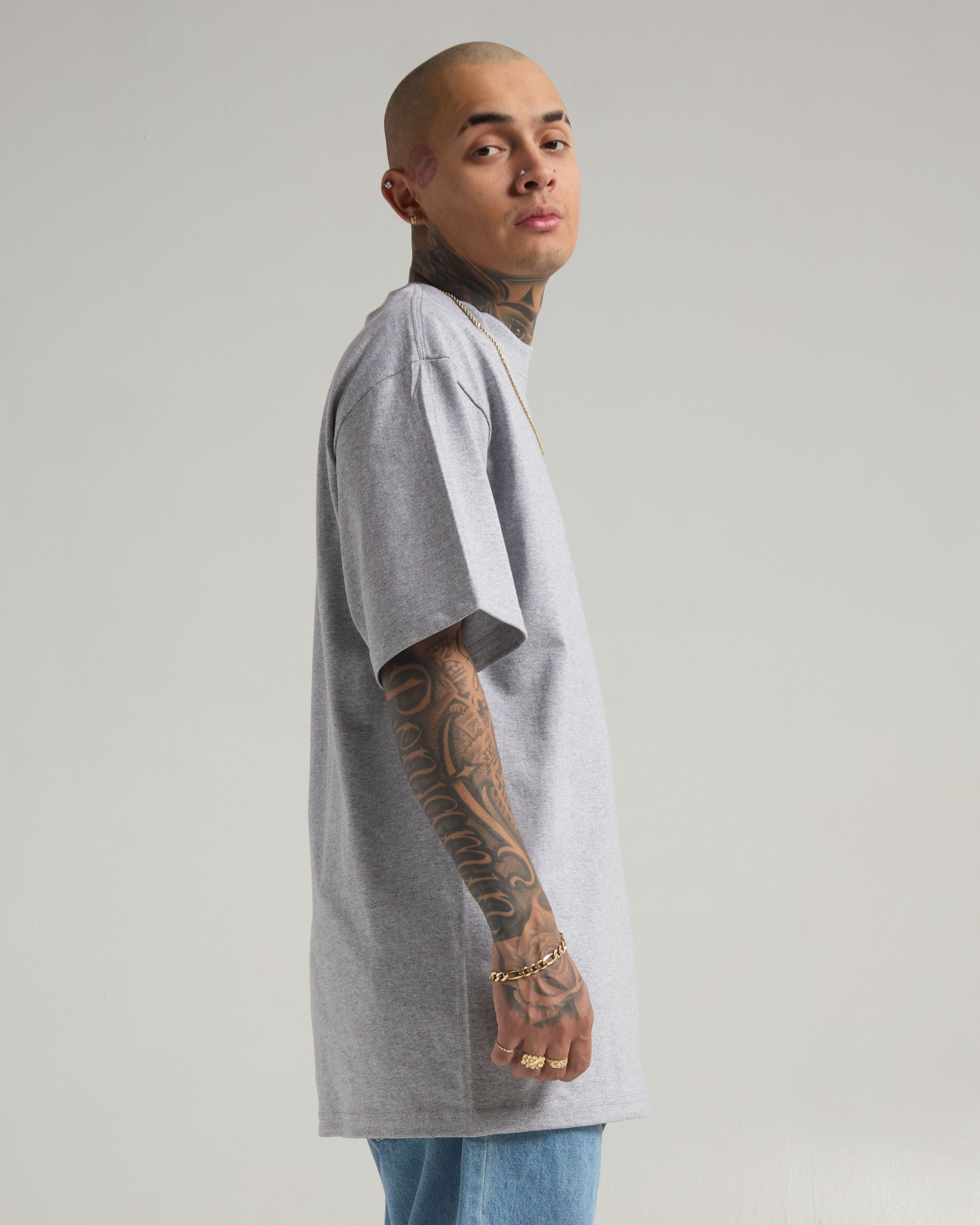 【 OMMO】VOLUME SLEEVE FOOD BZ(KHAKI/38) 7.5oz Max Heavyweight Short Sleeve - Large Sizes – Shakawear.com