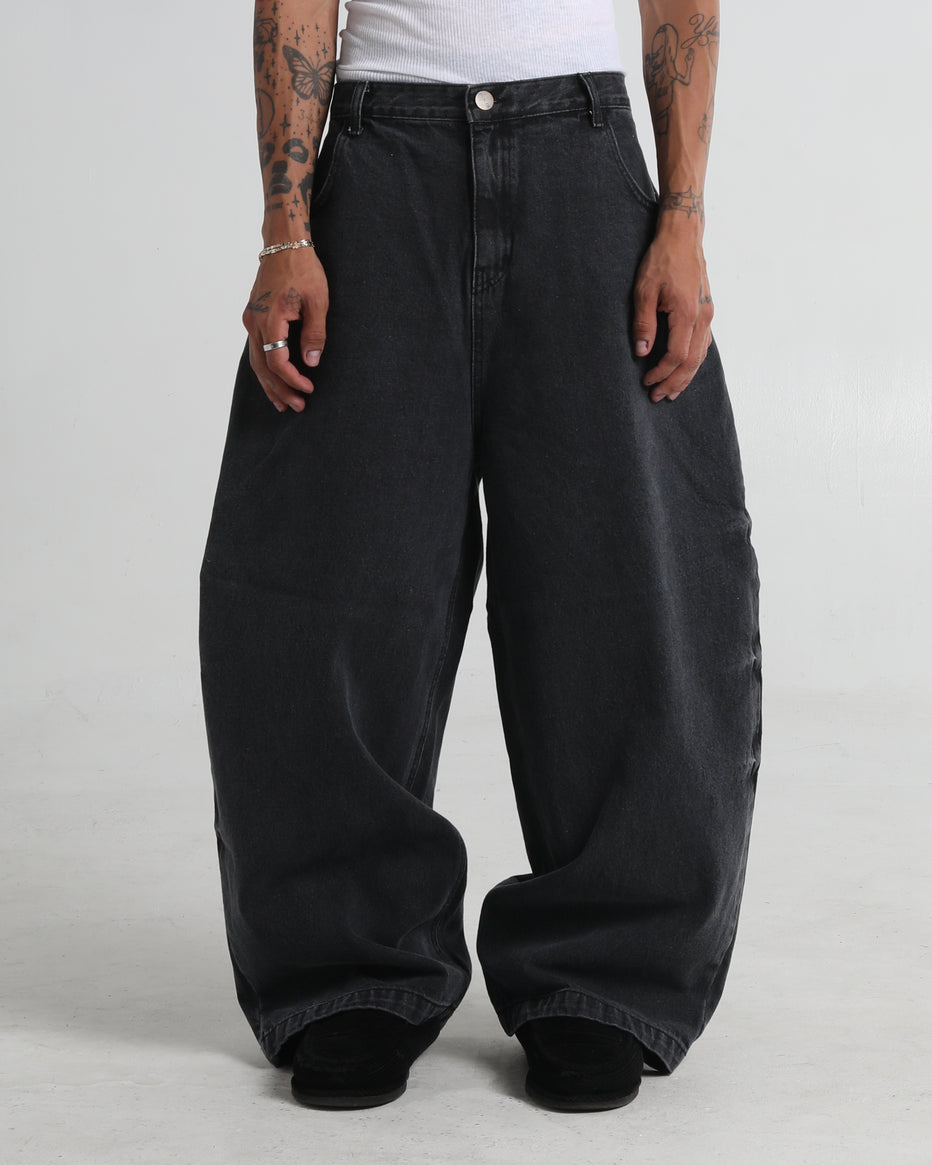 Sculpted Balloon Denim Pants main image 0