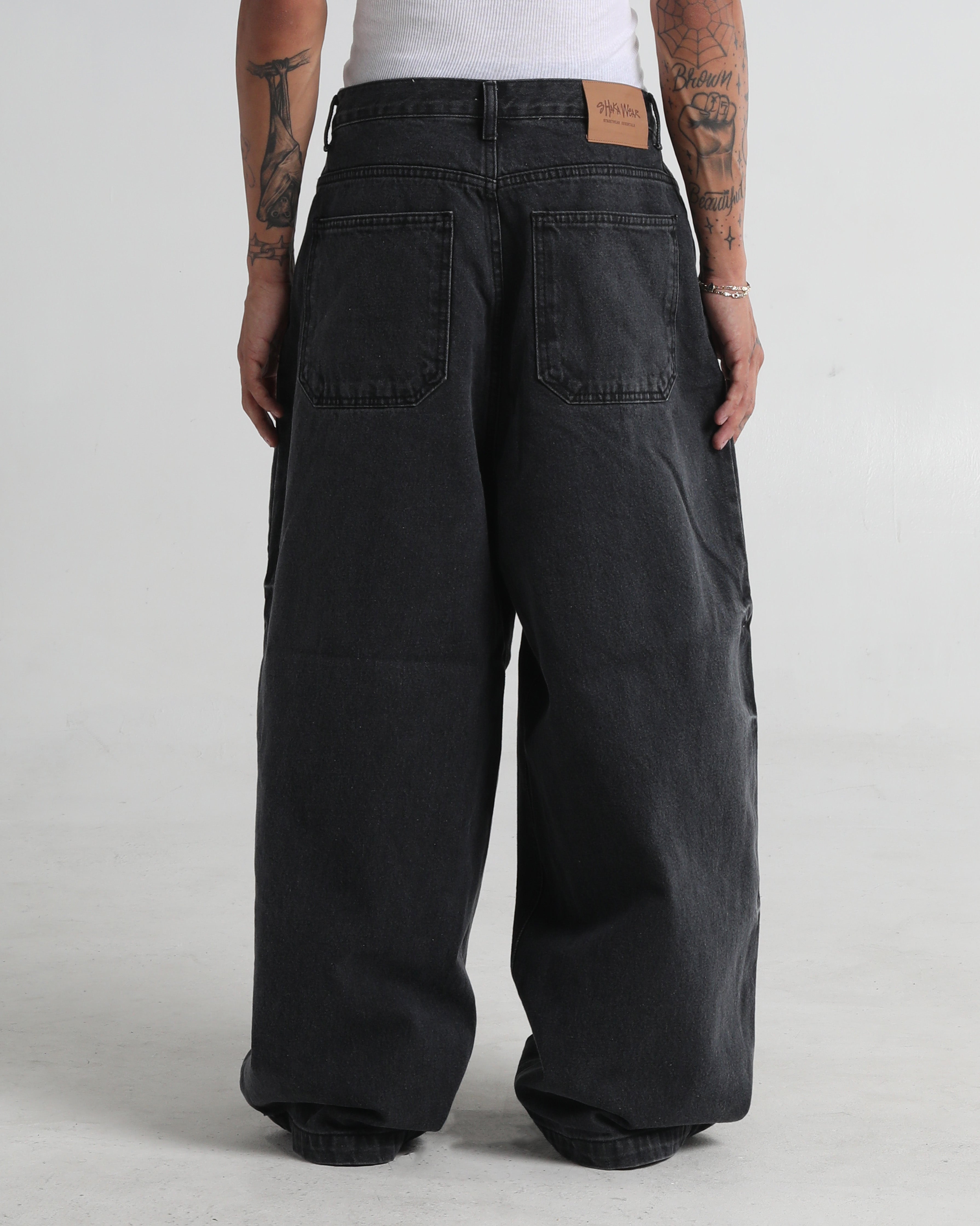 【BAON】Poenin Washing Cut Balloon Denim Pants Balloon Denim – Shakawear.com