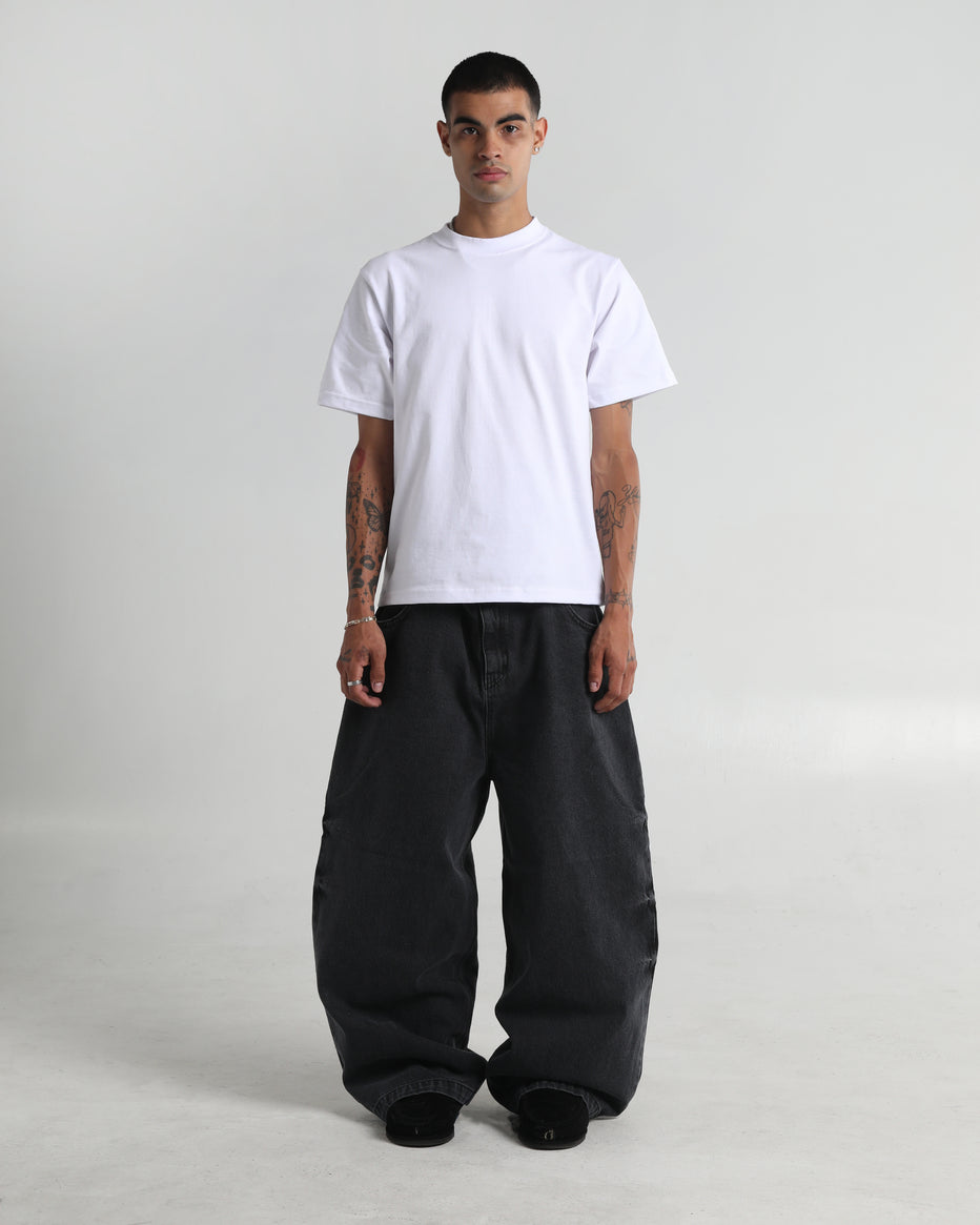 BALLOON SHAPE DENIM PANTS