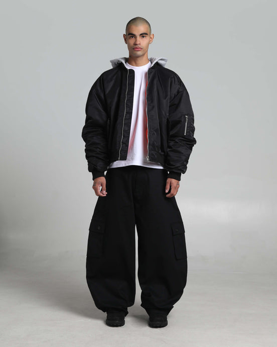 Drop Shoulder Bomber Jacket