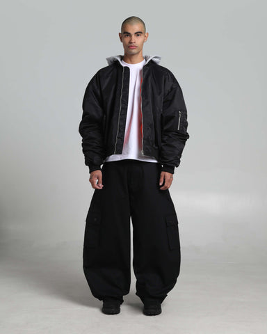 Drop Shoulder Bomber Jacket