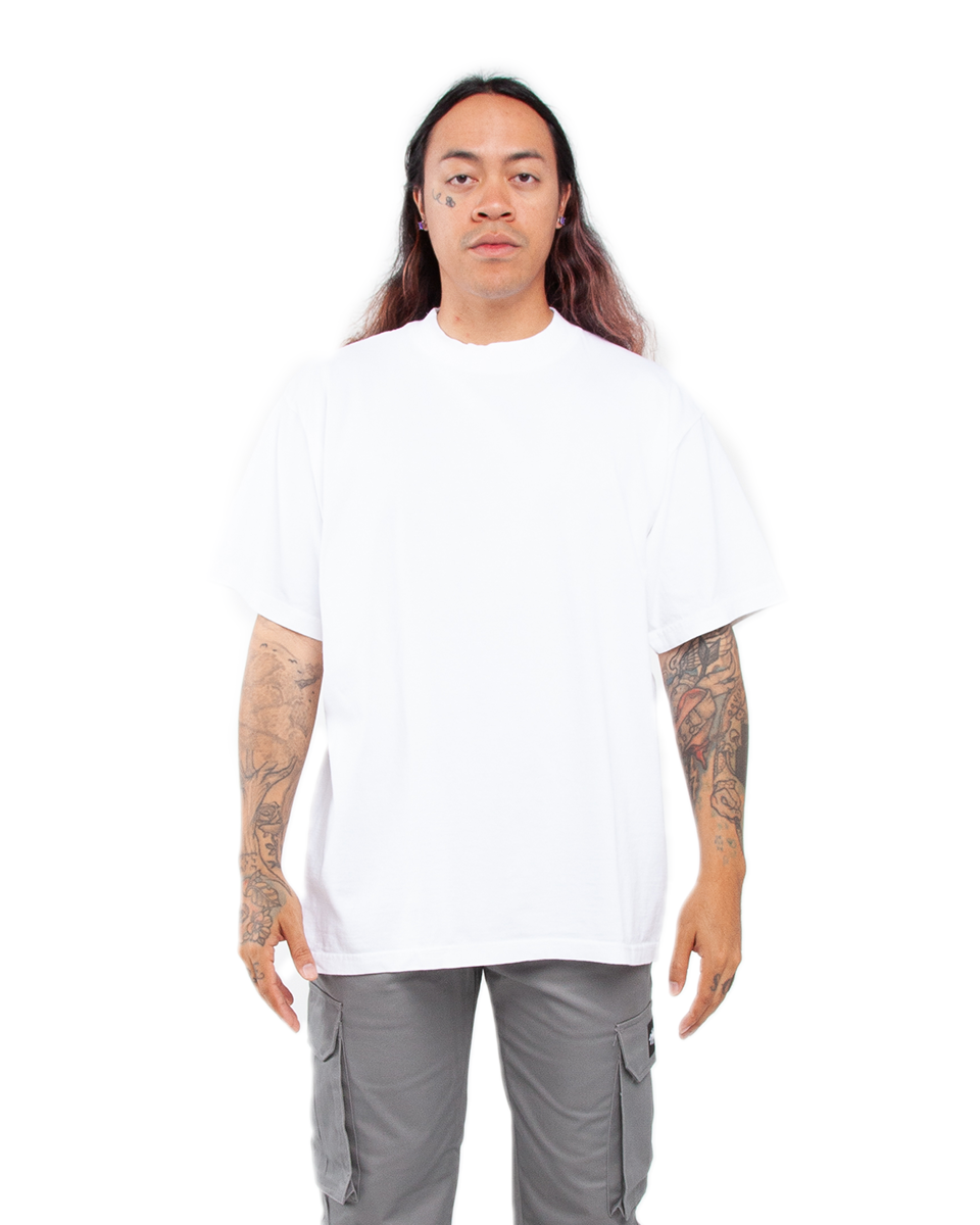Max Heavyweight Garment Dye - Large Sizes 5XL / White
