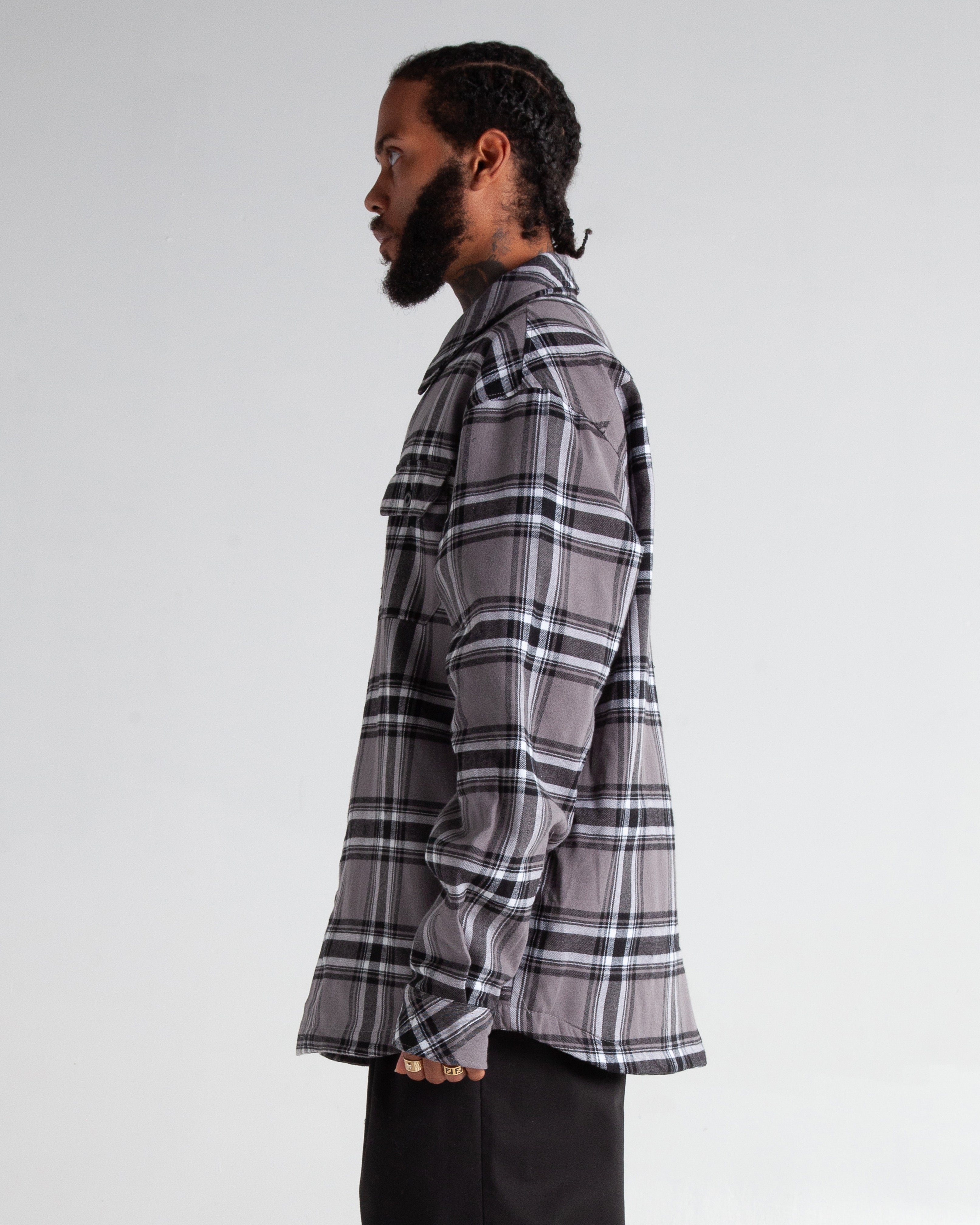 ジャケット・アウター KAJA CHECK FLANNEL SHIRT JACKET SIZE S KAJA CHECK FLANNEL SHIRT JACKET | KAJA