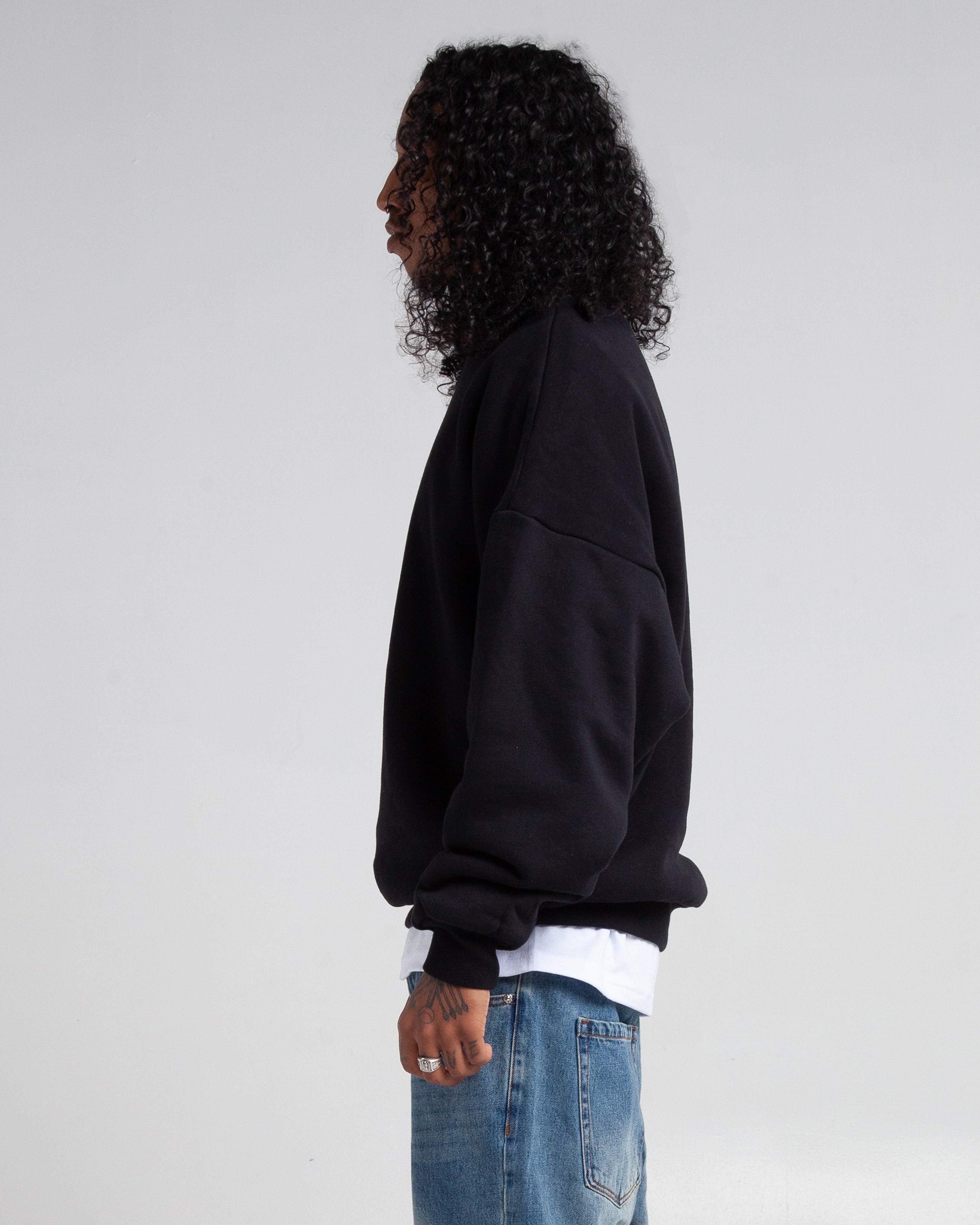 Garment Dye Double Layer Reversible Crewneck – Shakawear.com