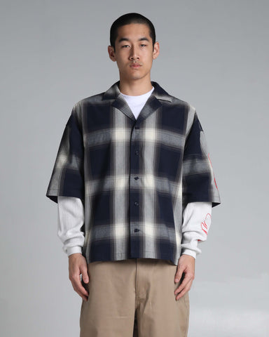 Layered Plaid Short Sleeve