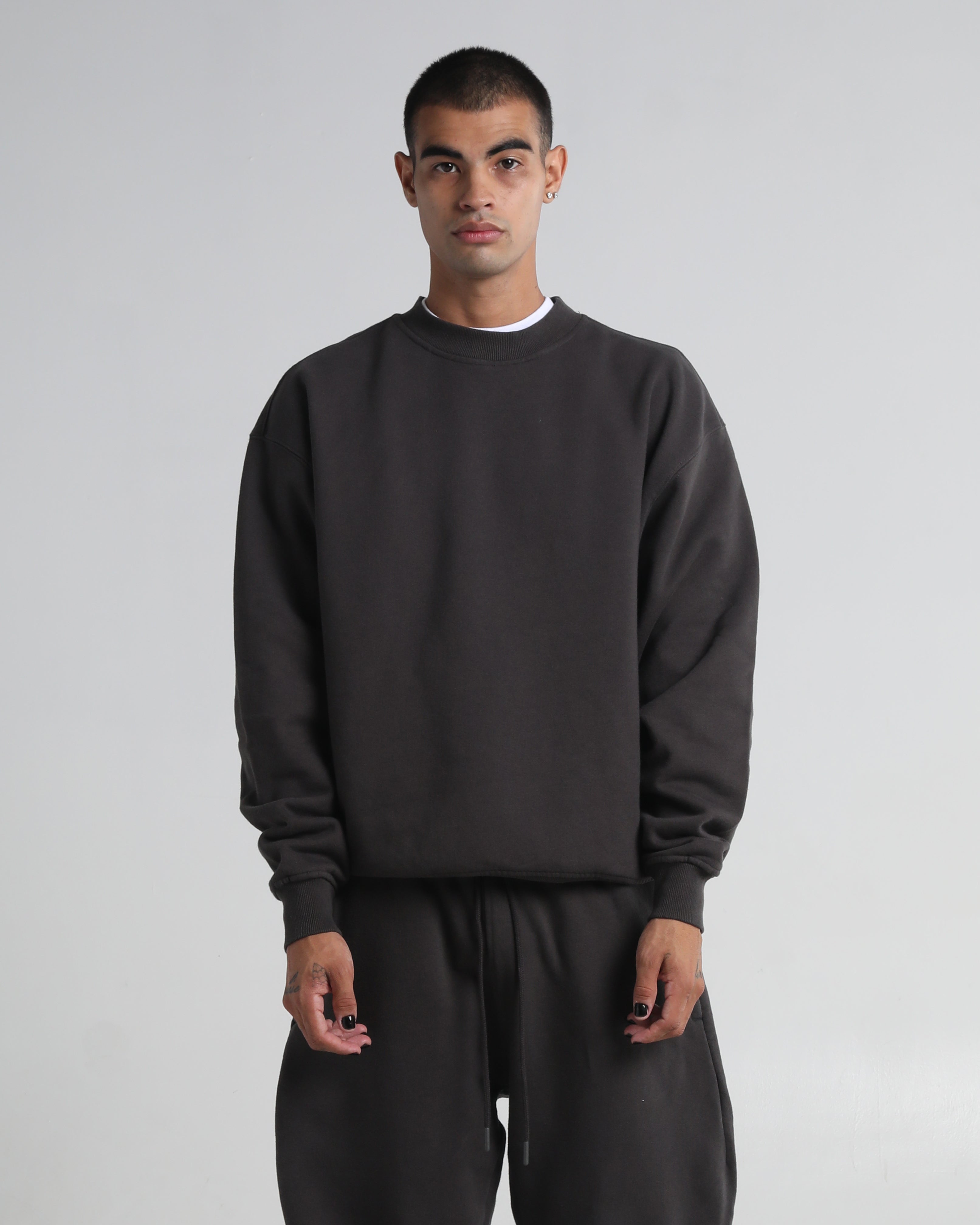 13.5oz Max Heavy Fleece Garment Dye Crewneck – Shakawear.com