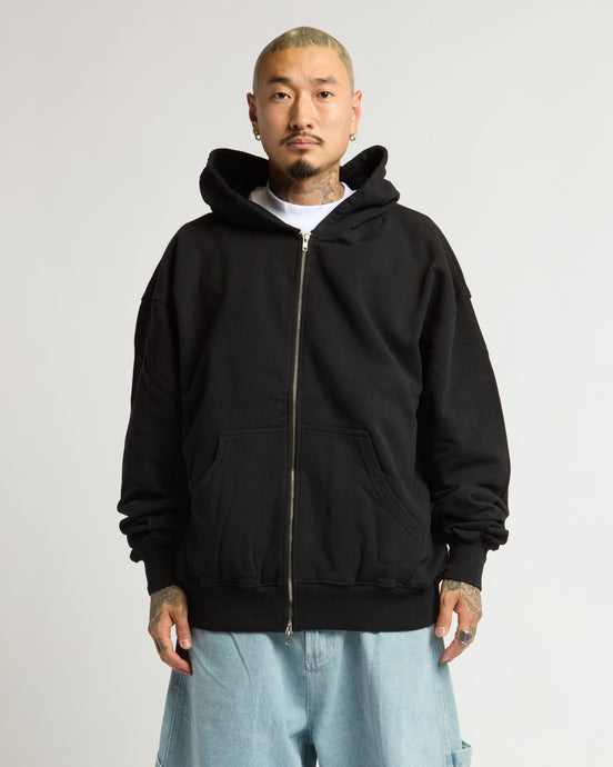 12.0oz Double Zip Garment Dye Hoodie