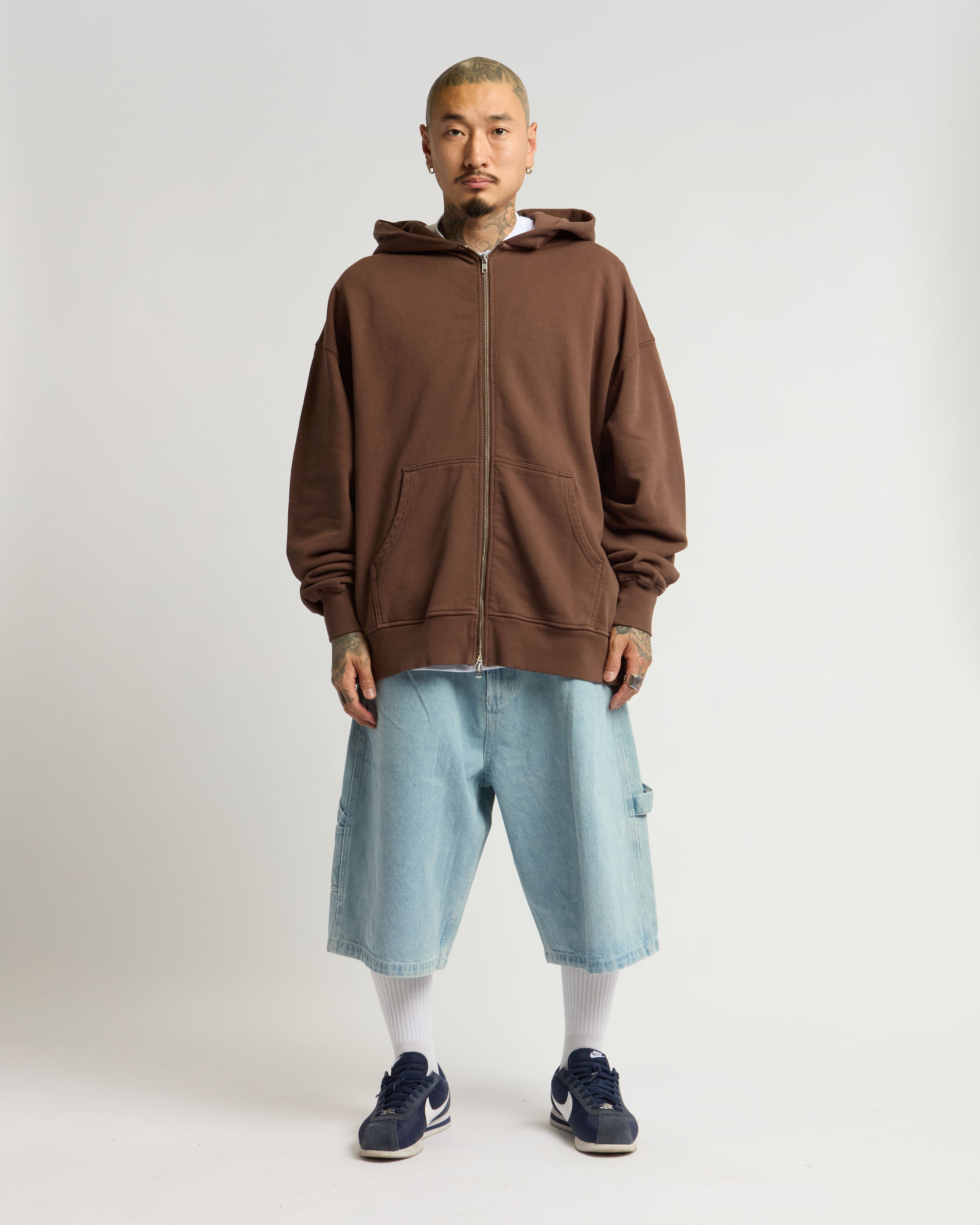 12.0oz Max Heavy Fleece Garment Dye Double Zip Hoodie