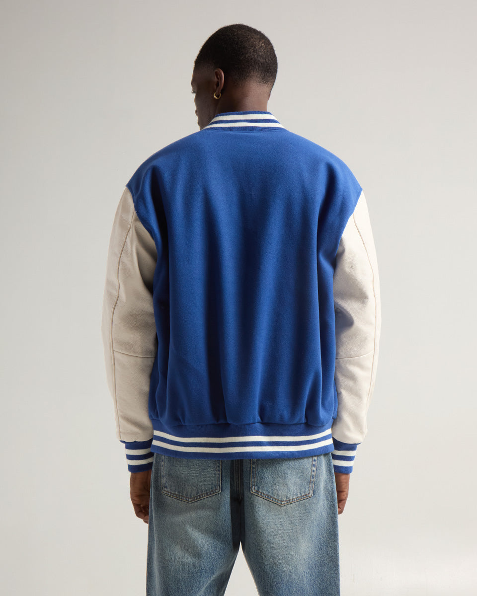 SHAKA WEAR スタジャン Leather Letterman Jacket Leather Letterman Jacket - No Logo – Shakawear.com
