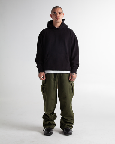 Nylon Cargo Pants