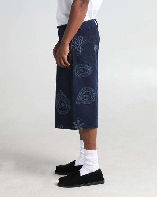 Paisley Denim Shorts – Shakawear.com
