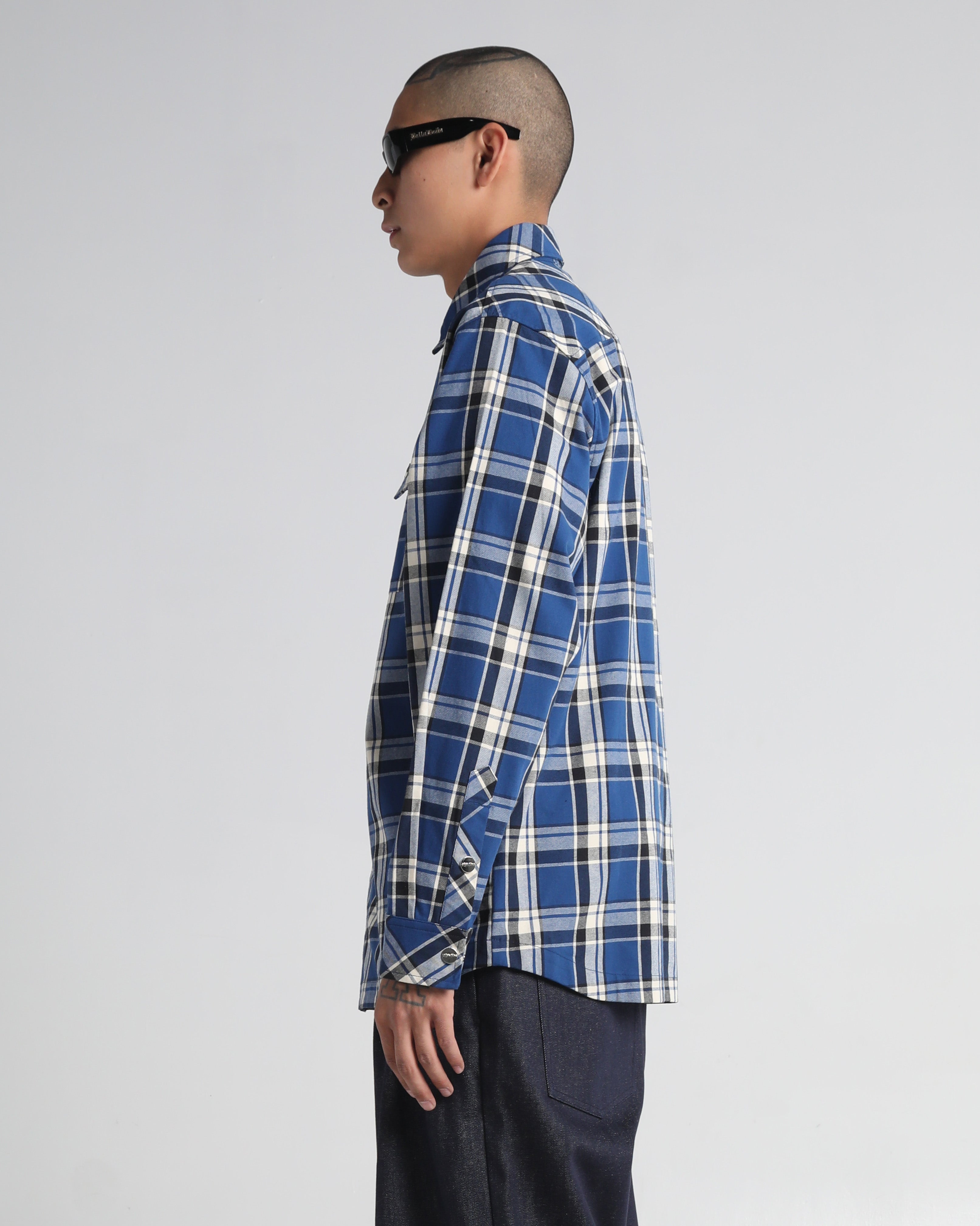 トップス Dos Mil Plaid Flannel Overshirt Plaid Flannel Overshirt – Shakawear.com