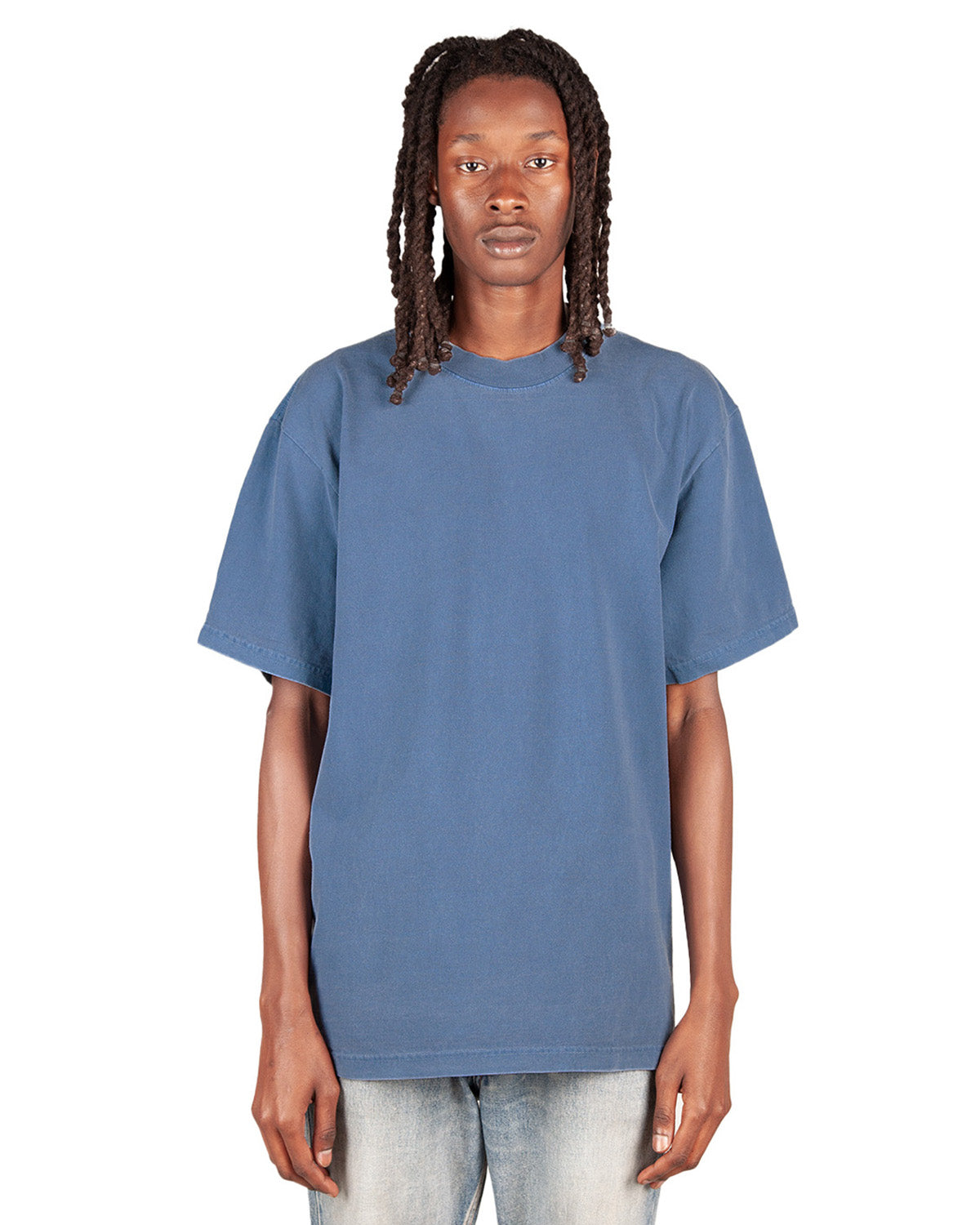  Shaka Wear Drop Ship Garment-Dyed Crewneck T-Shirt M