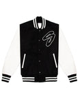 Leather Letterman Jacket - Logo 