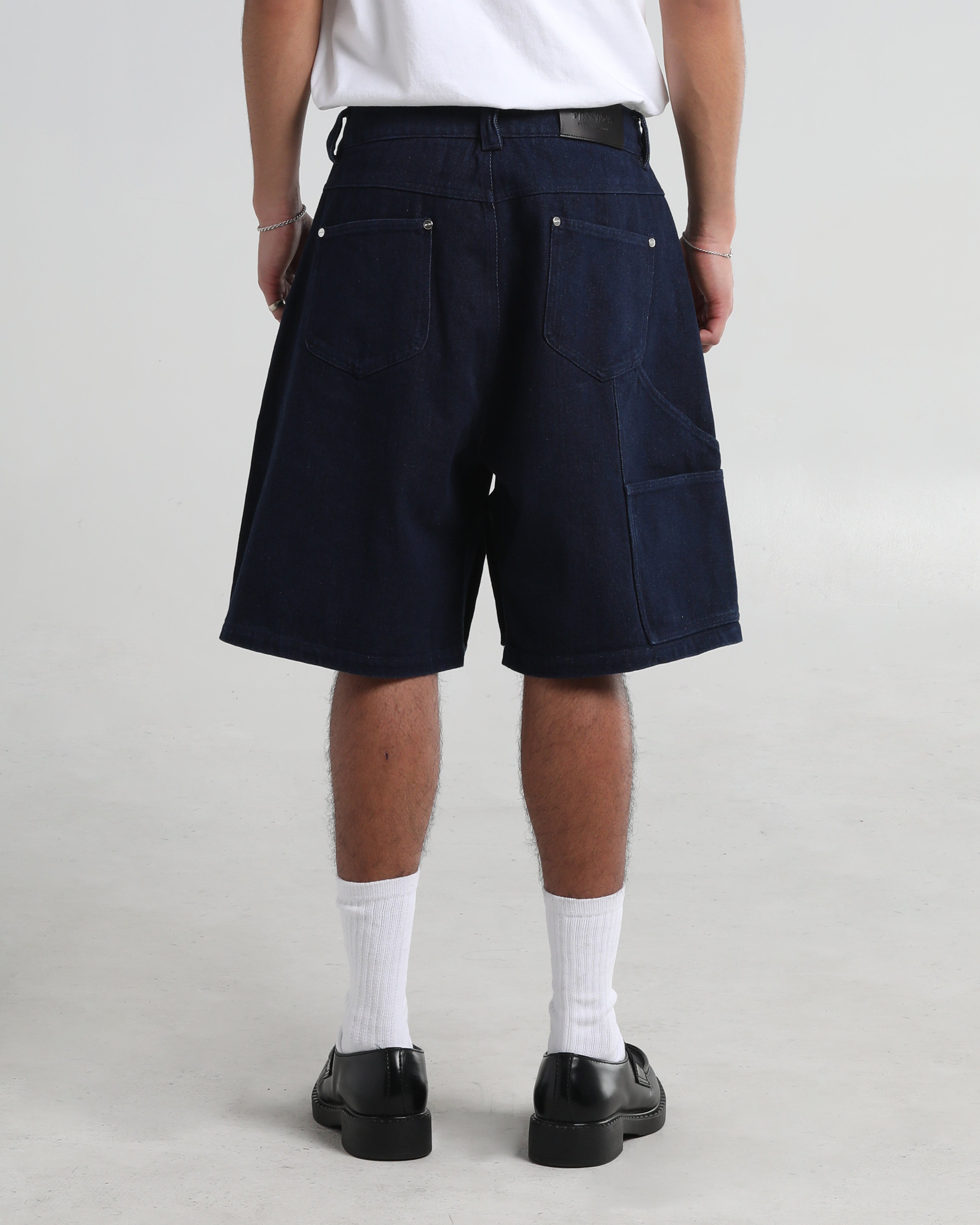 Double Knee Paisley Denim Shorts – Shakawear.com