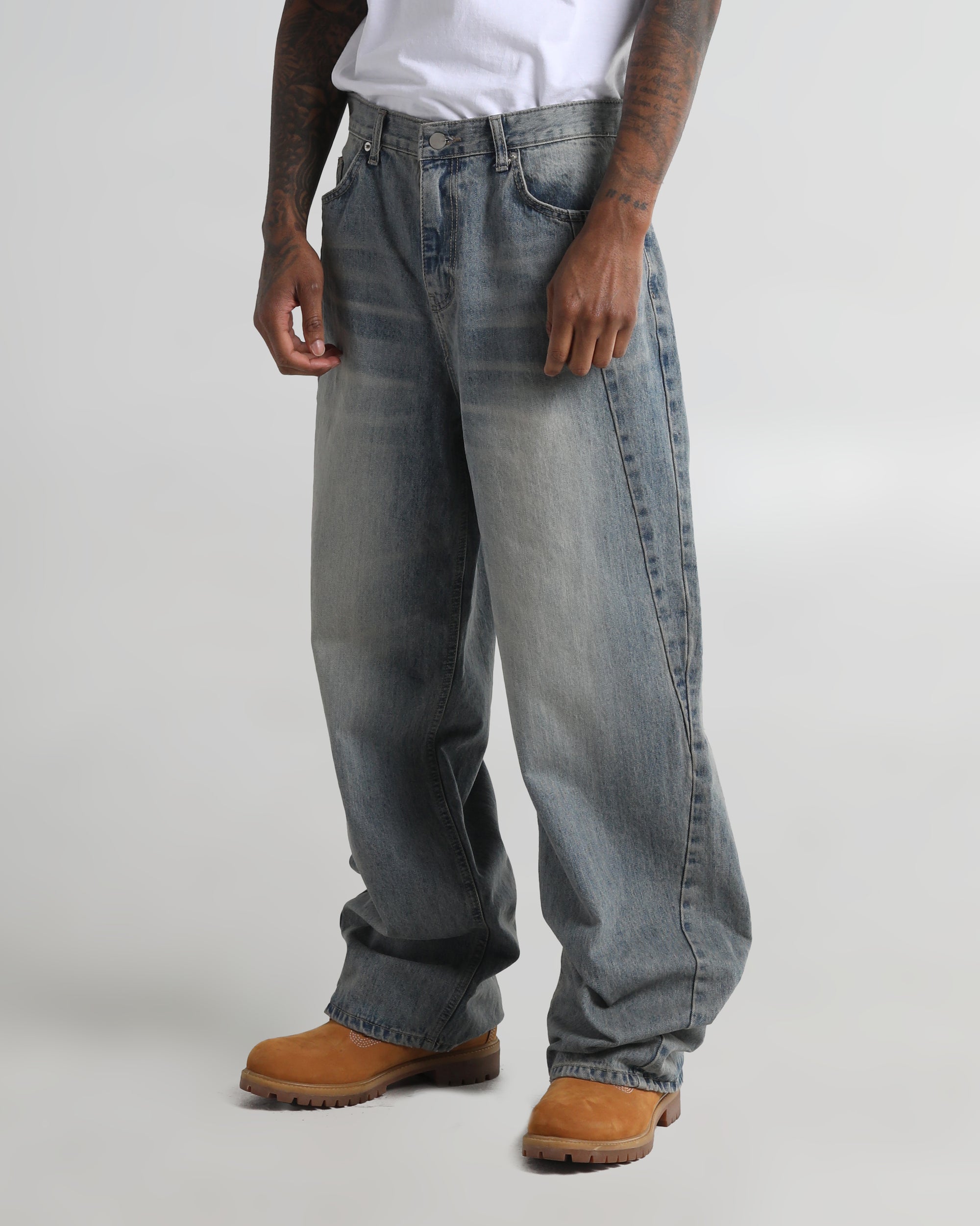 Twisted Baggy Denim