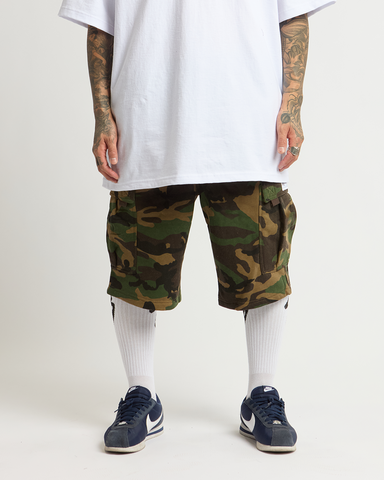 Fleece Cargo Shorts