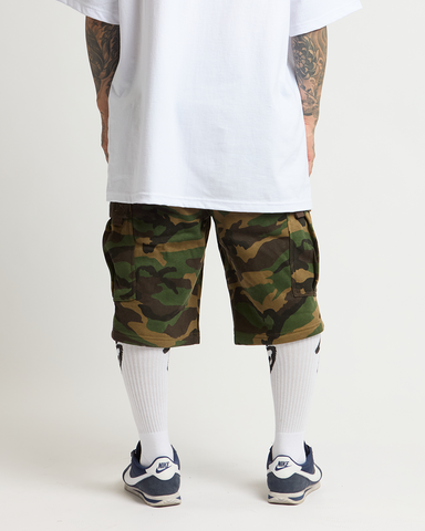 Fleece Cargo Shorts