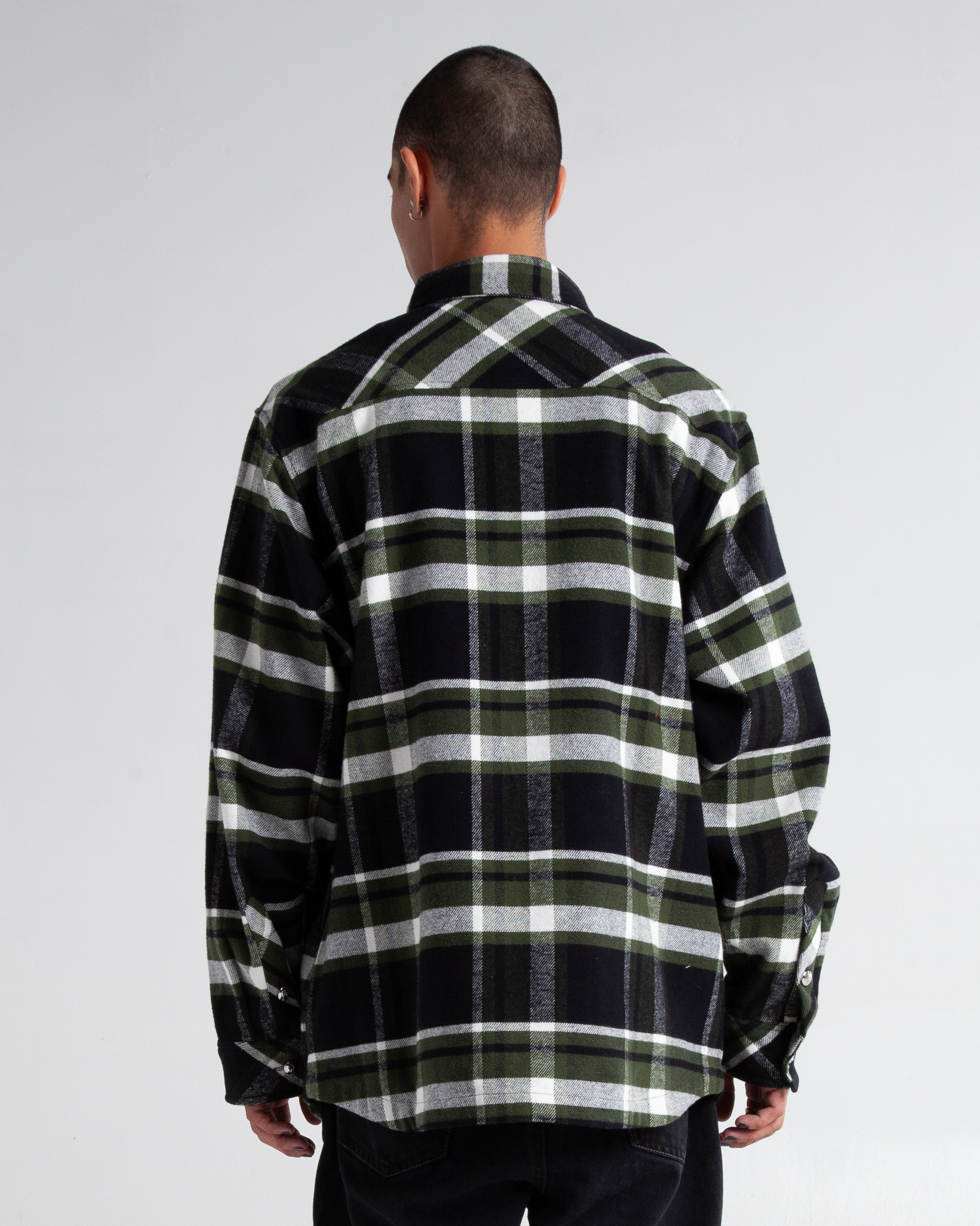 Heavy Plaid Flannel Shirt