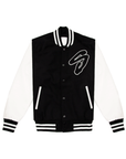 Leather Letterman Jacket - Logo 2X / Black