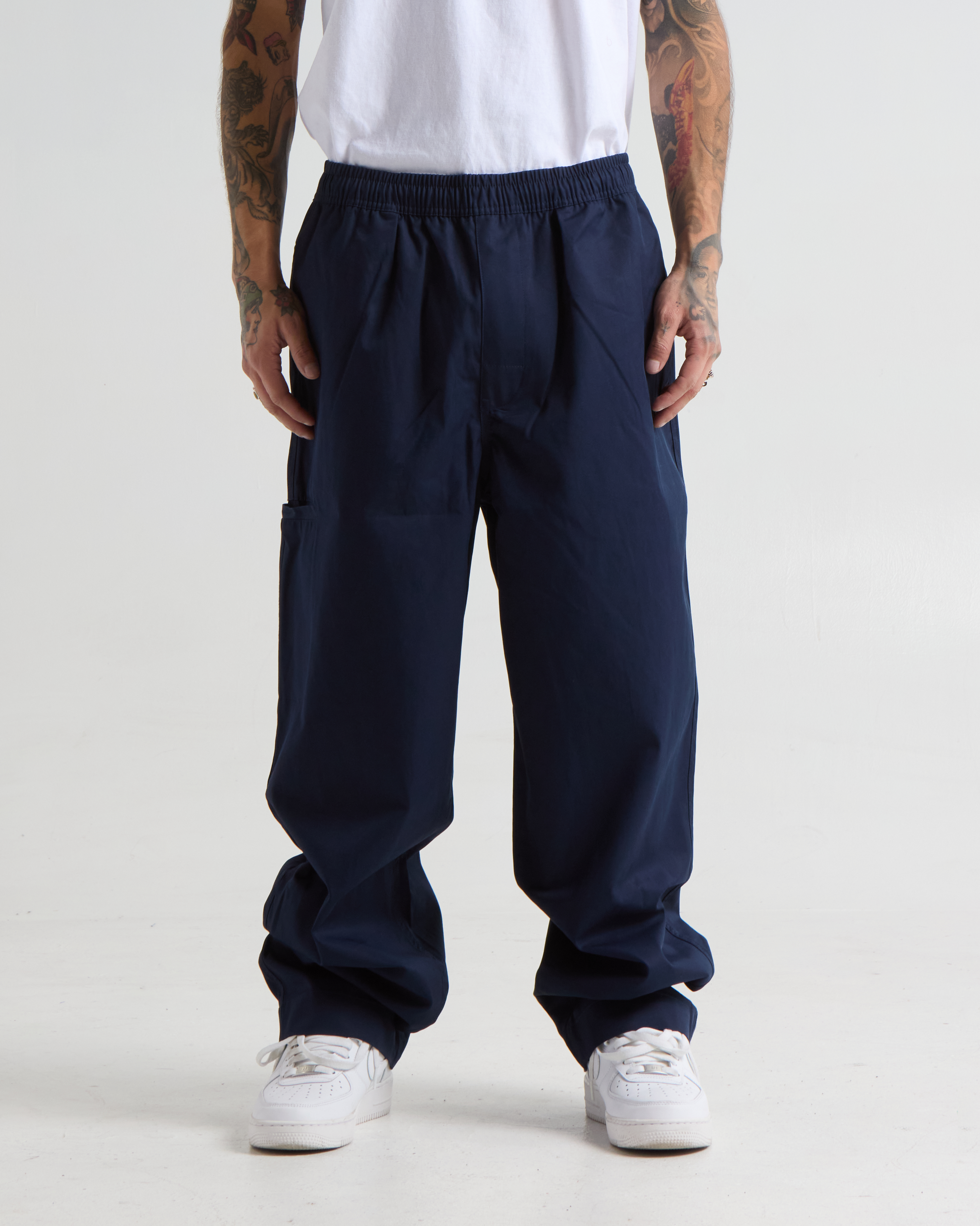 BROCHURE 1P NEW SHAKA Mサイズ ネイビー BROCHURE 1P SHAKA PANTS パンツ Mネイビー