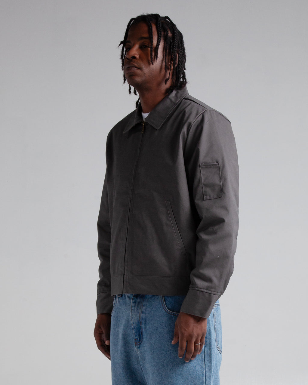 Acid Washed Mechanic Jacket