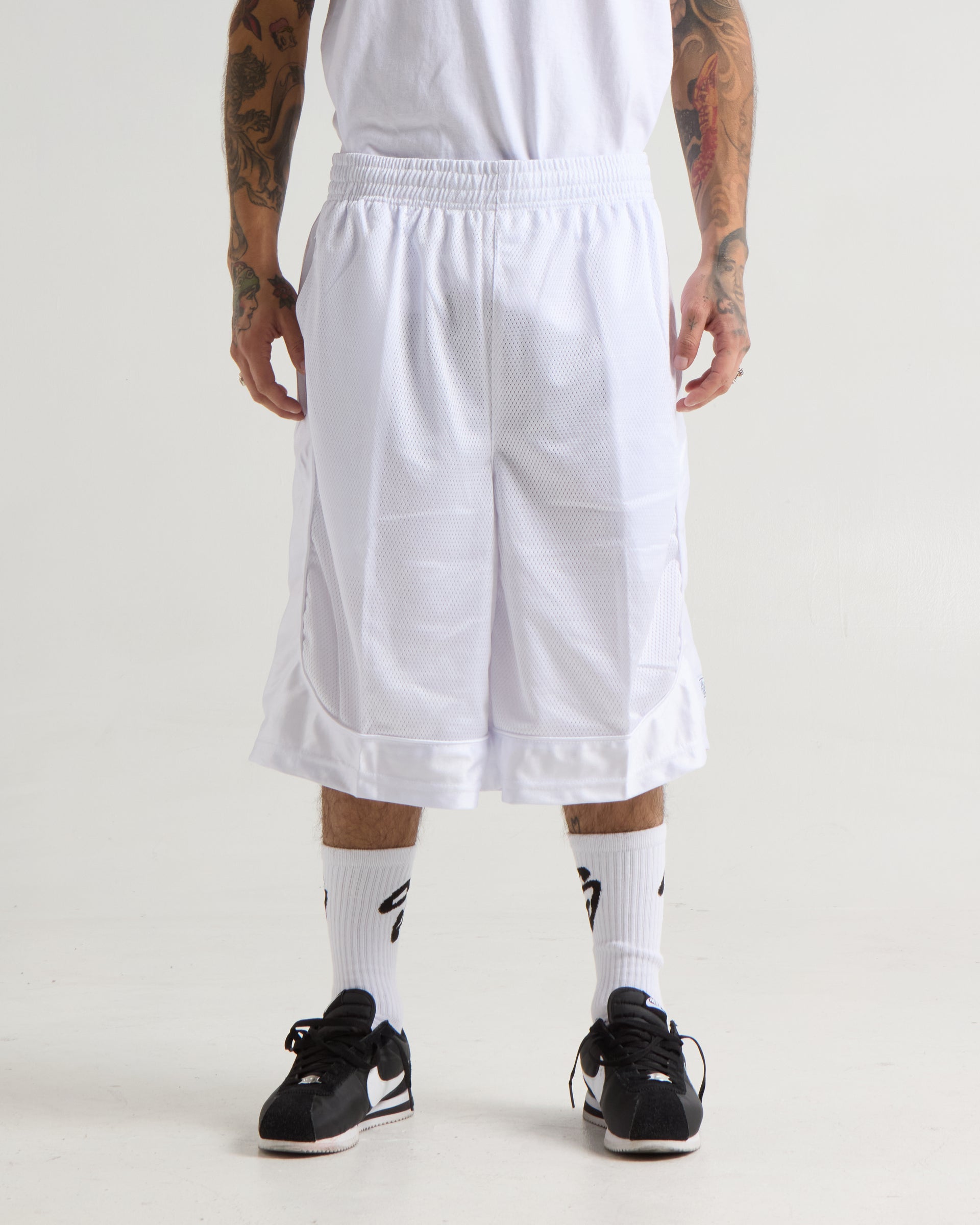 Athletic Mesh Shorts in Black Shaka main image 1