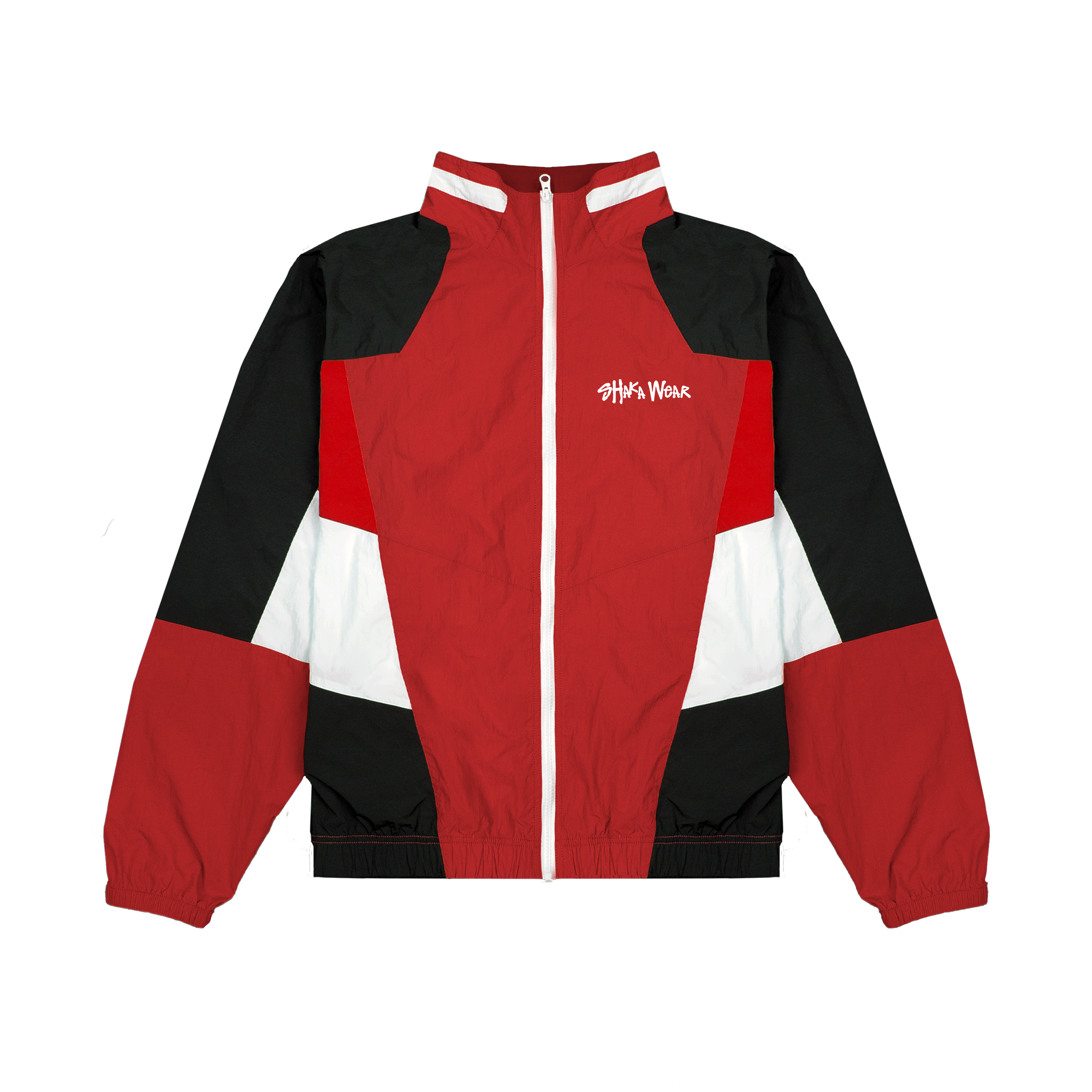 Logo Nylon Track Jacket 2XL / Red