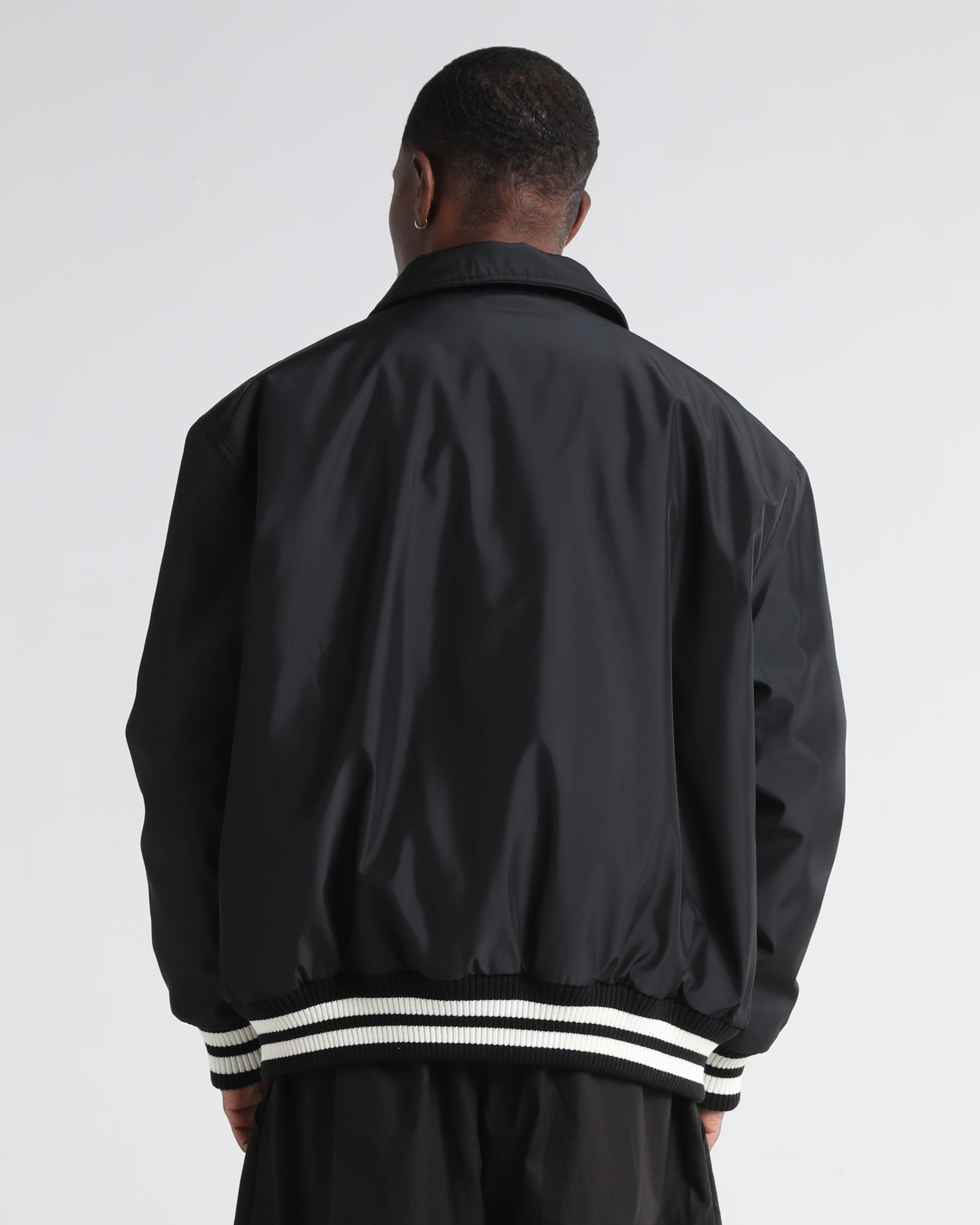 Collared Varsity Bomber Jacket – Shakawear.com