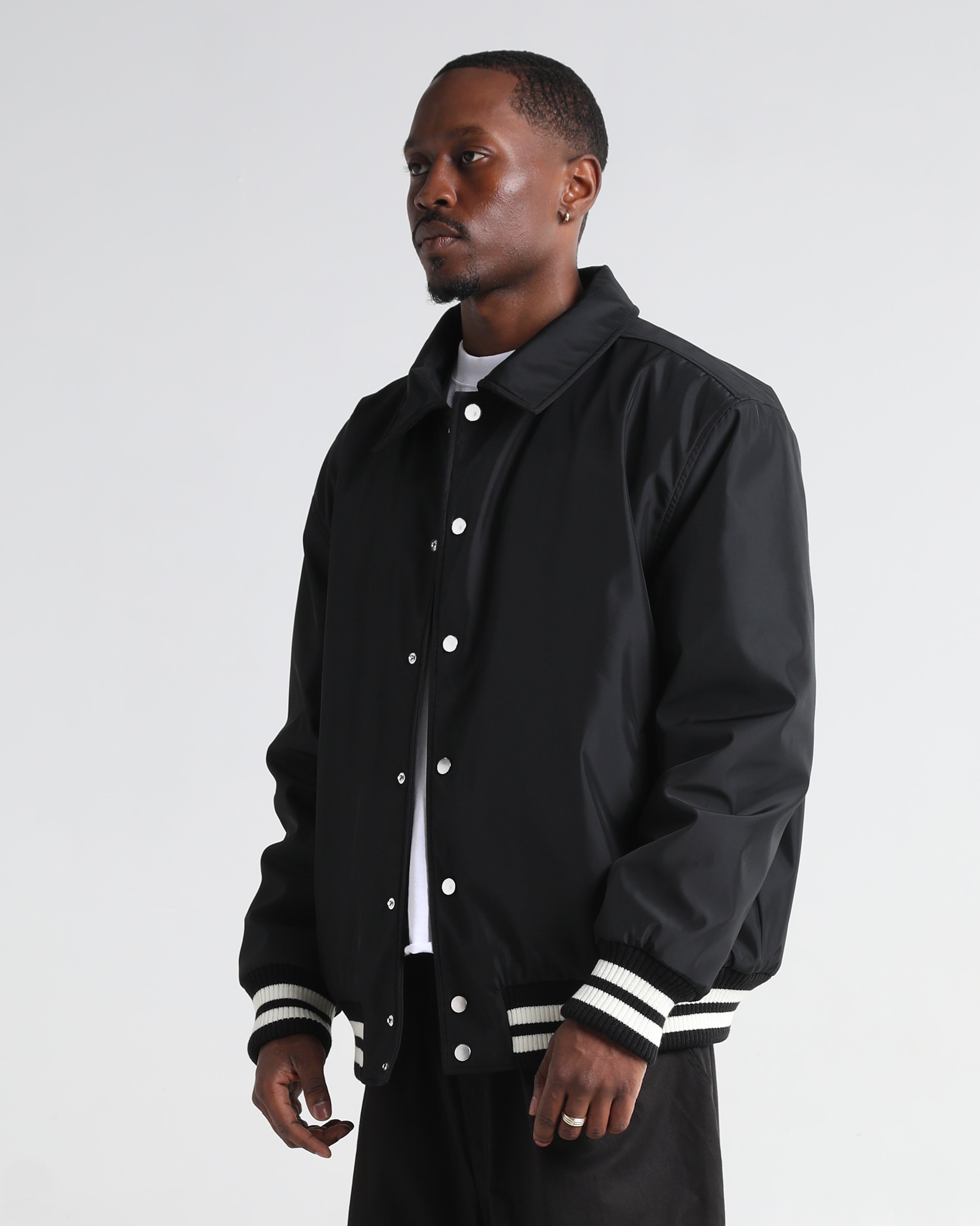Collared Varsity Bomber Jacket – Shakawear.com