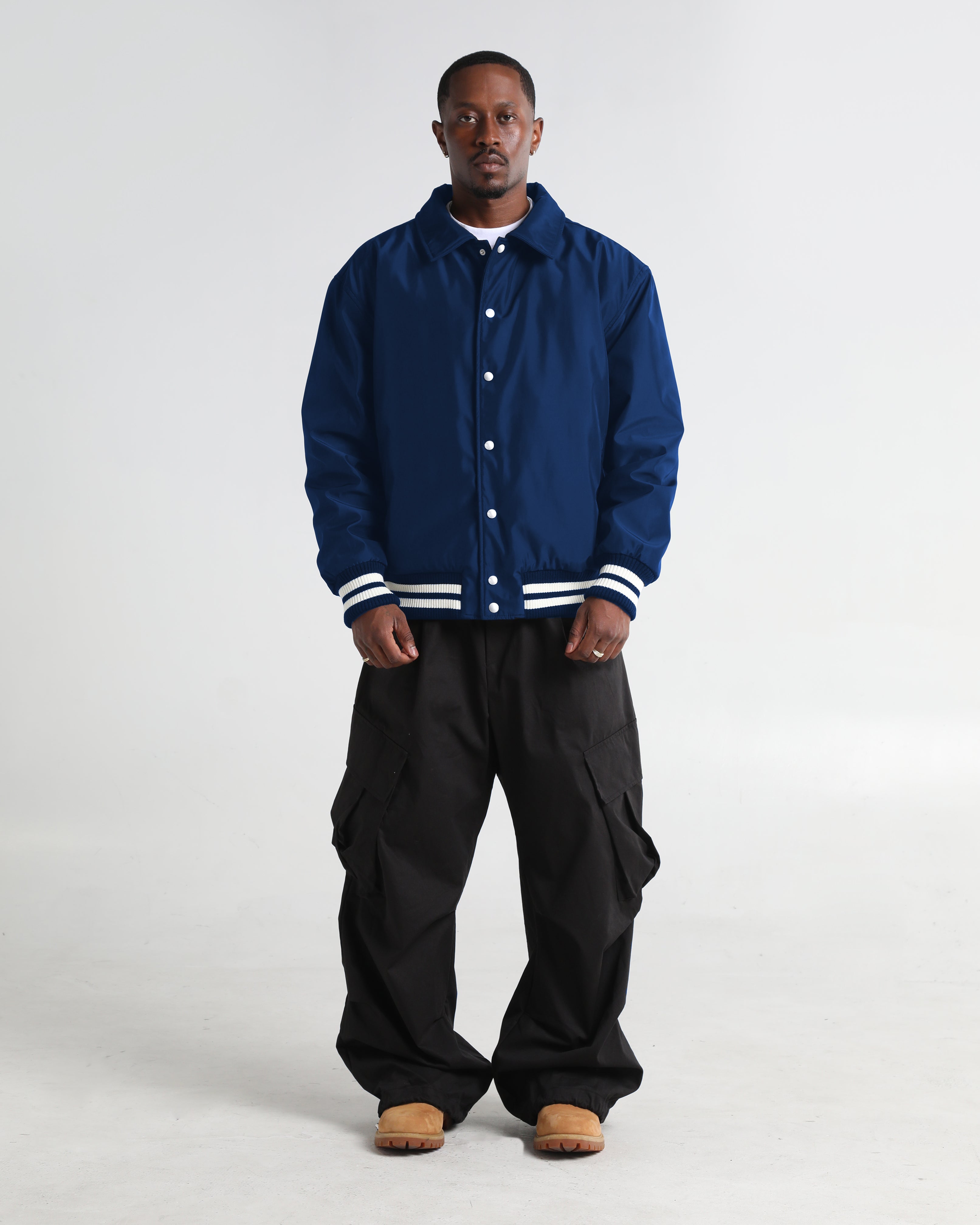 Collared Varsity Bomber Jacket