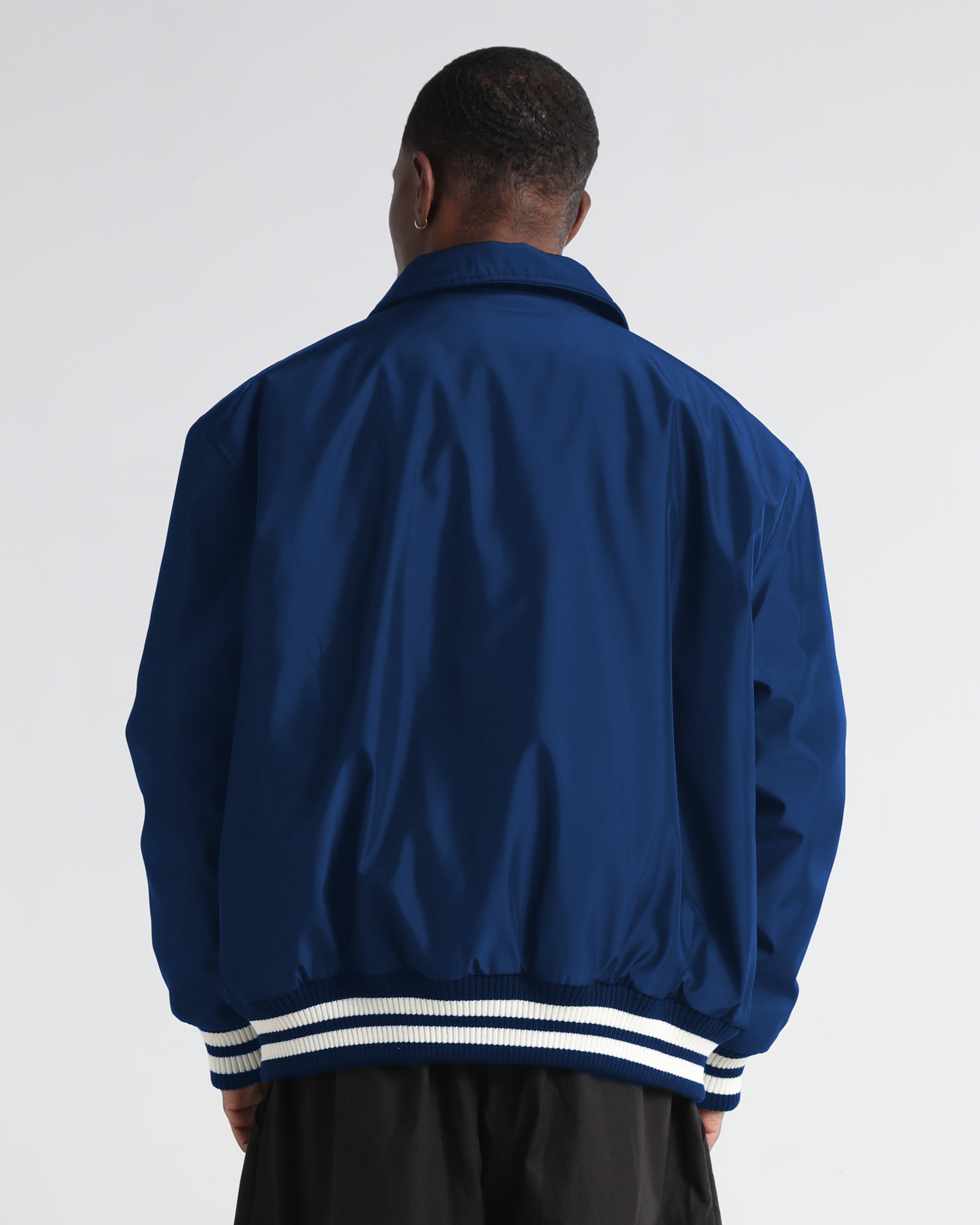 Collared Varsity Bomber Jacket – Shakawear.com