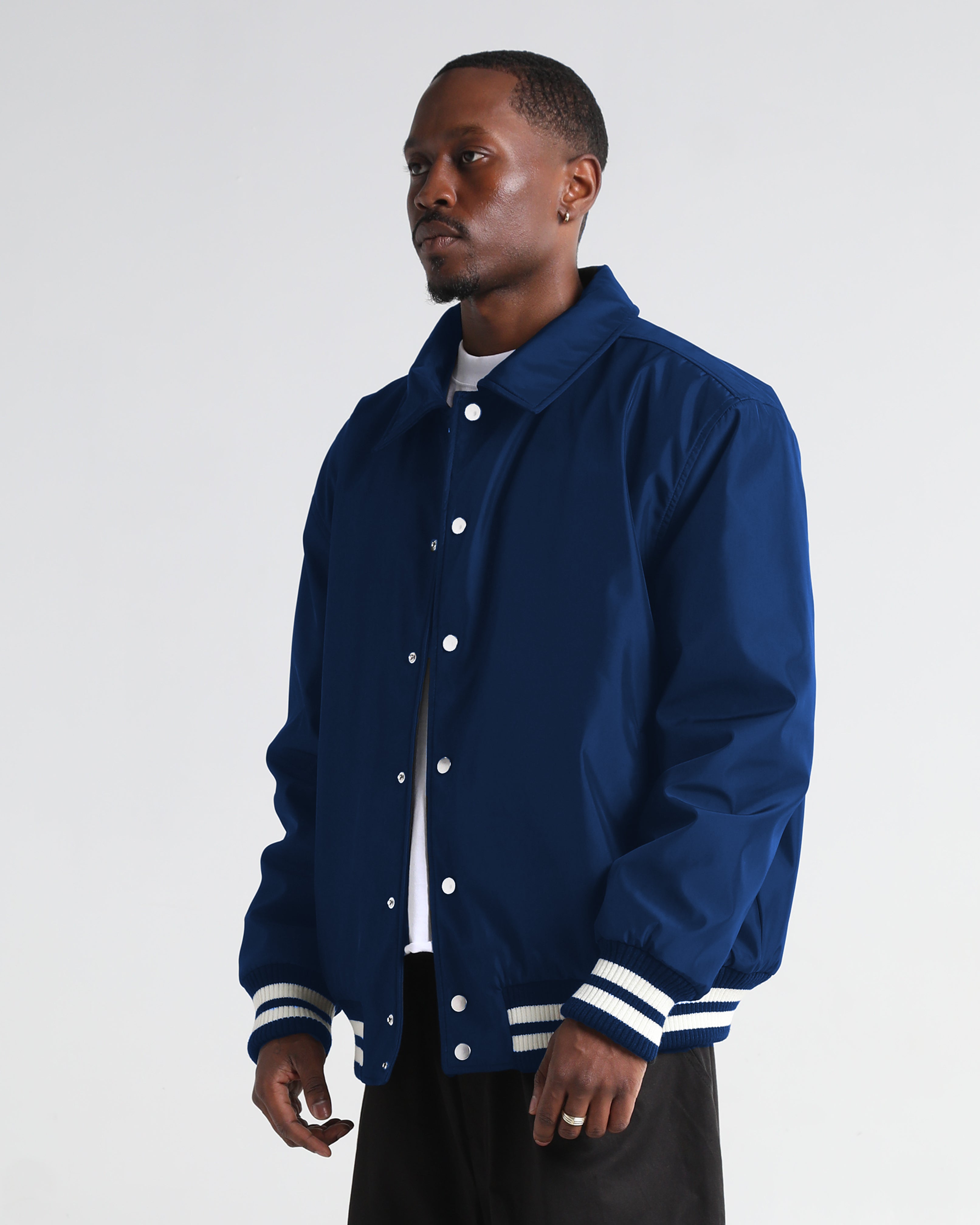 Collared Varsity Bomber Jacket – Shakawear.com