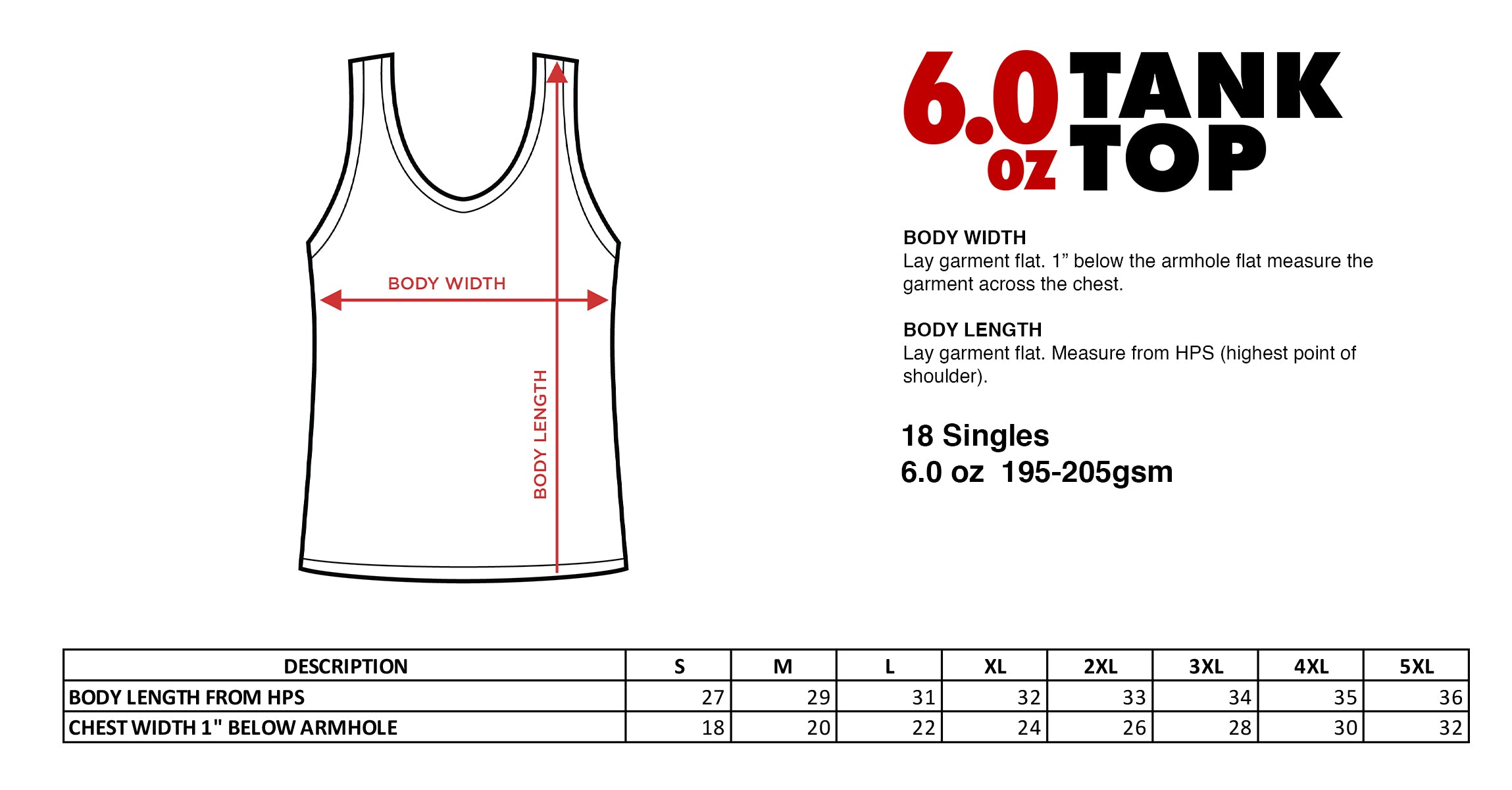 6.0oz Tank Top – Shakawear.com
