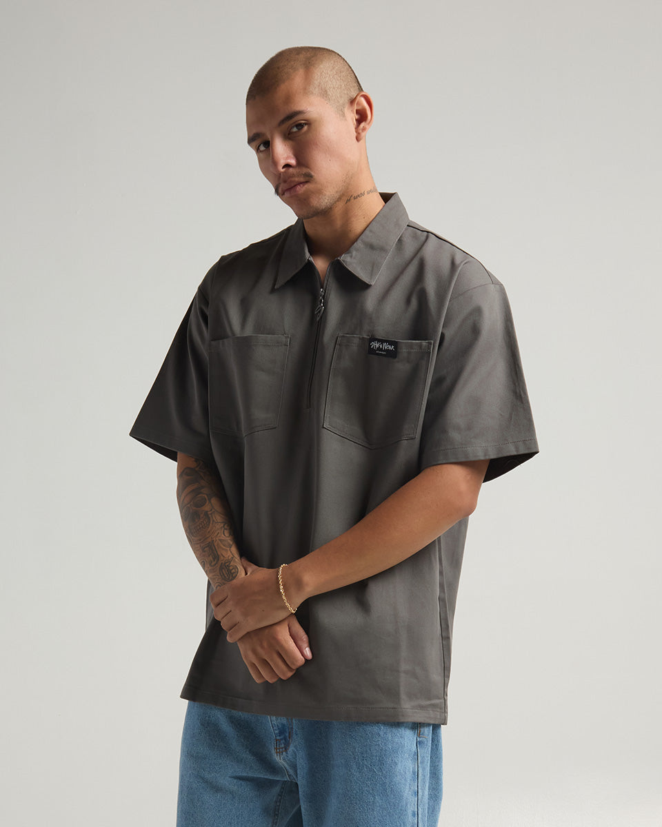 Public Supply Co Boys Youth Black, Grey , Top Size L (14-16