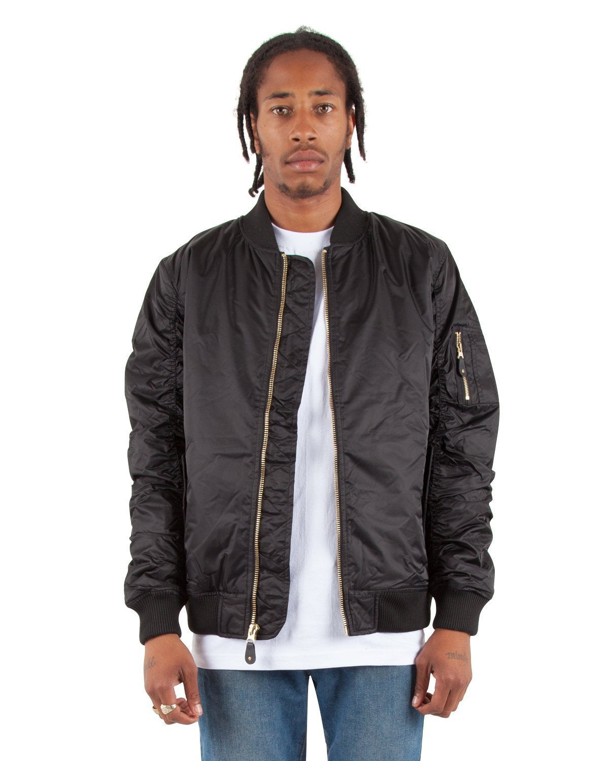 Black Casual Jacket for Men 'The Lord of the Skies' - ID: 43083