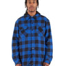 Flannel Jacket XL / Royal and Black