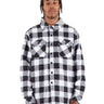 Flannel Jacket XL / White and Black
