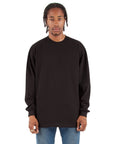 7.5 oz Max Heavyweight Long Sleeve - Large Sizes 7XL / Black