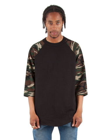 2XL / Black and Camo Green